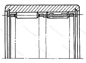 Модификация подшипника 934714К размер 70x90x97 от производителя  ГПЗ-3