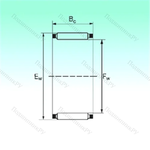 Подшипник игольчатый радиальный K 12x15x13 TN от производителя  NBS