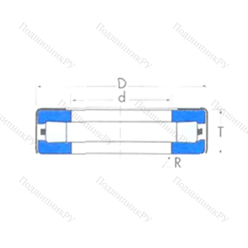 Подшипник роликовый упорный T 120