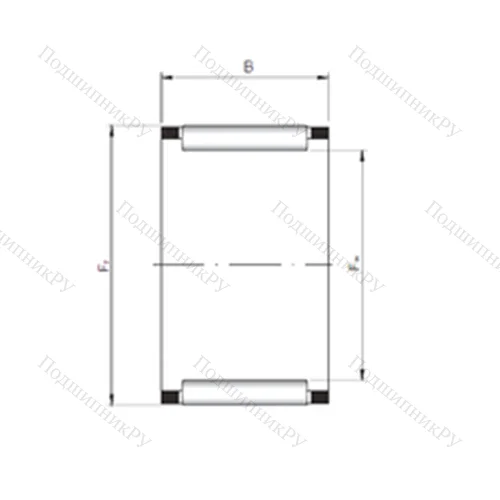 Подшипник игольчатый радиальный KZK 22X 29X 15 от производителя  ISO