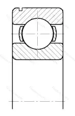 Подшипник 6411N/P 6Q 6 размер 55x140x33 от производителя  SKF