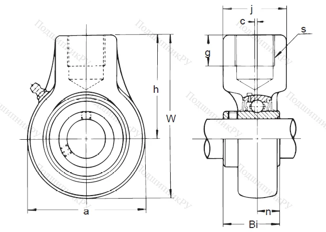 Подшипниковый узел UCECH 209 в Новосибирске