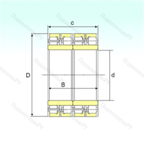 Подшипник роликовый радиальный FCDP 112164600 от производителя  ISB