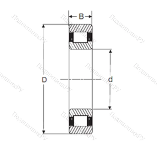 Подшипник роликовый радиальный RXLS 5.1/4 от производителя  SIGMA