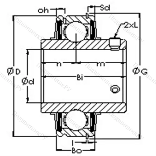 Подшипниковый узел ER 210-30 от производителя  AST