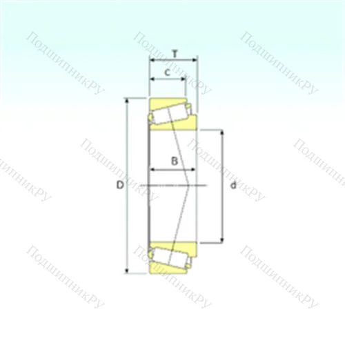 Подшипник роликовый радиально-упорный 4580/2/4535/2 от производителя  ISB