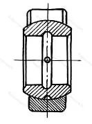 Модификация подшипника 2шсл90 размер 90x160x50/80 от производителя  ГПЗ-3