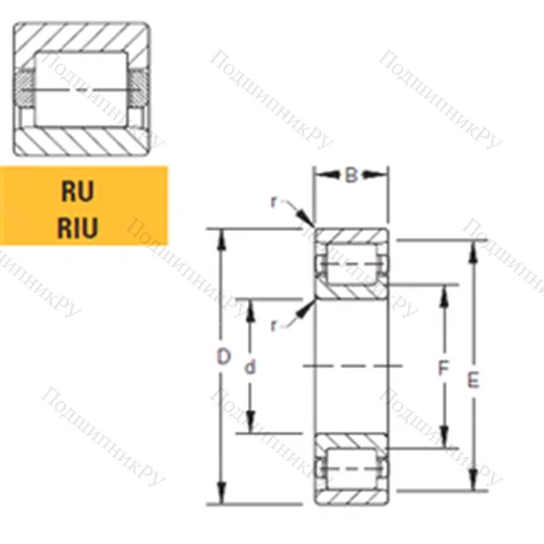 Подшипник роликовый радиальный 150RIU 613 от производителя  TIMKEN