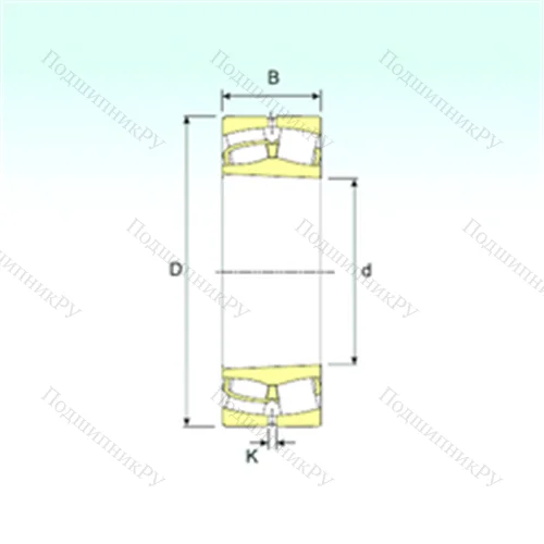 Подшипник роликовый радиальный самоцентрирующийся 22311 KVA