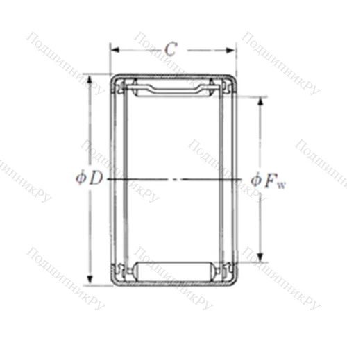 Подшипник игольчатый радиальный FJLTT-2226