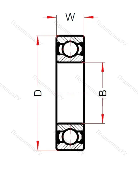Высокотемпературный подшипник 6204 BHTS ZZ C 4 220°-250° BA 55 (BECO)