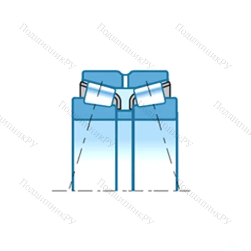 Подшипник роликовый радиально-упорный 4T-46780/46720D+A