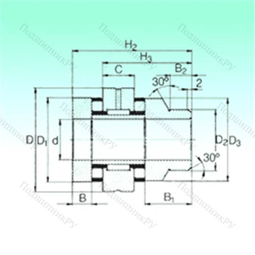 Подшипник комбинированный ZARN 3062 L TN от производителя  NBS