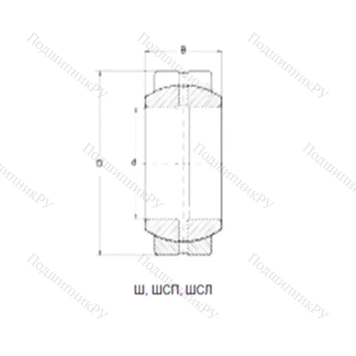 Подшипник скольжения сферический ШСП12 от производителя  CRAFT Подшипник скольжения сферический ШСП12 от производителя  CRAFT
