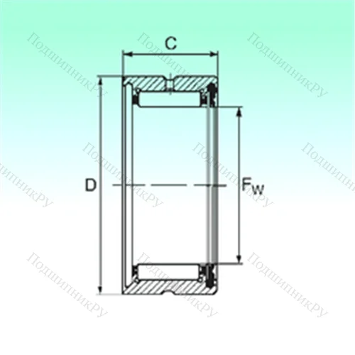 Подшипник игольчатый радиальный RNA 4900 RS от производителя  NBS