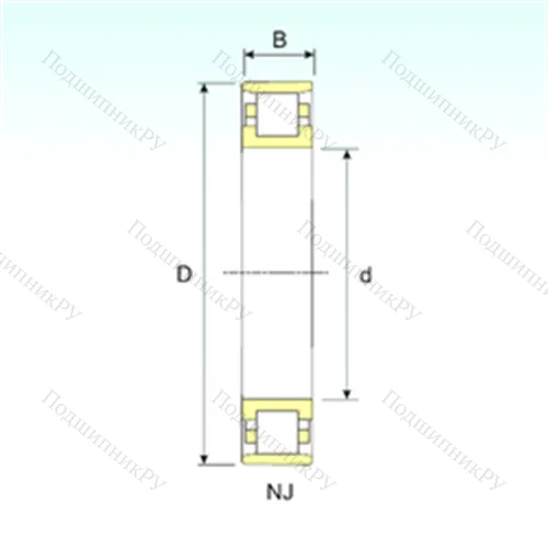 Подшипник роликовый радиальный N 303