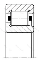 Подшипник NJ 206ECJ размер 30x62x16 от производителя  SKF