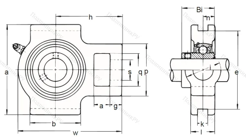 Подшипниковый корпус T 208 в Новосибирске