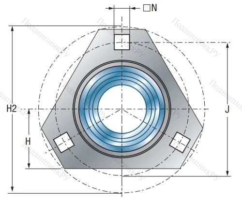 Подшипниковый корпус PFT 207 в Новосибирске