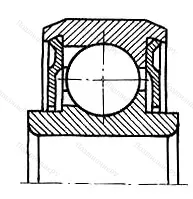 Подшипник  980800 размер 10x30x9/13 от производителя  ГПЗ-3