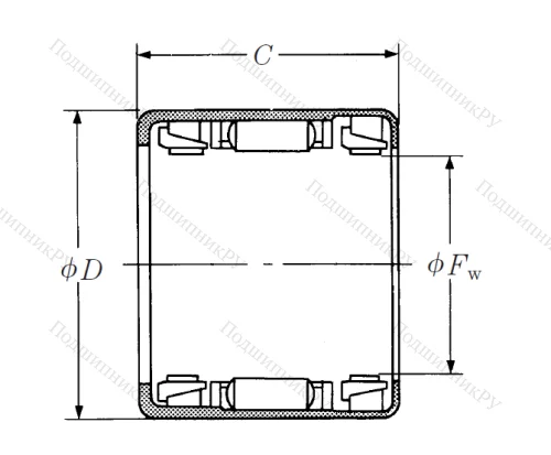 Подшипник обгонной муфты  4 RCB-121616 в Новосибирске