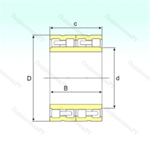 Подшипник роликовый радиальный FC 5274220A от производителя  ISB