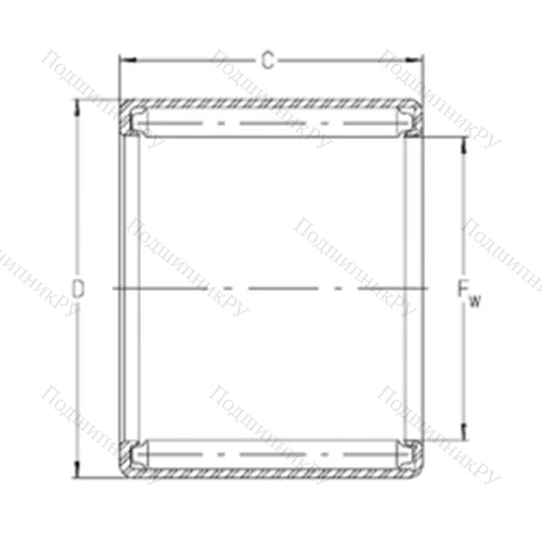 Подшипник игольчатый радиальный S 2220