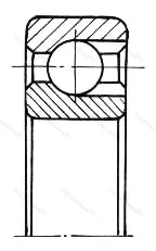 Модификация подшипника 970711 размер 55x90x10 от производителя  ЕПК