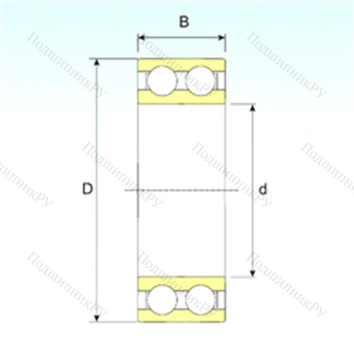 Подшипник шариковый радиальный 4314 ATN 9 от производителя  ISB