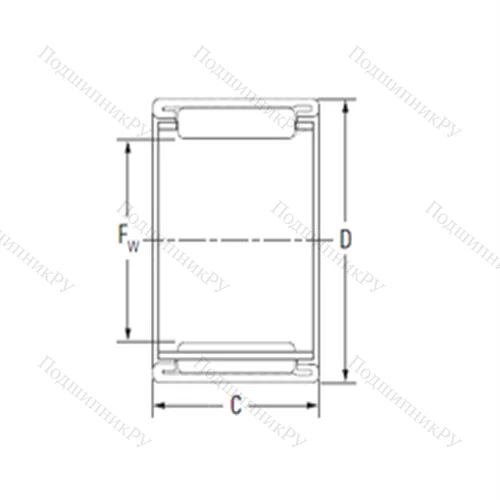 Подшипник игольчатый радиальный 20BTM 2620A от производителя  KOYO