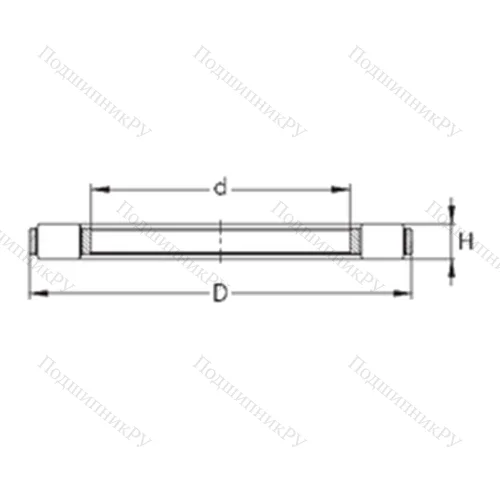 Подшипник роликовый упорный K 81232-MB от производителя  NKE