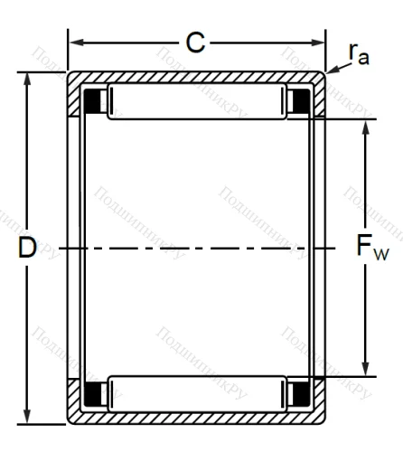Подшипник HK 1516 AS 1 в Новосибирске