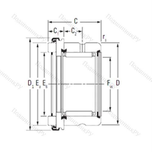 Подшипник комбинированный RAX 525 от производителя  TIMKEN Подшипник комбинированный RAX 525 от производителя  TIMKEN