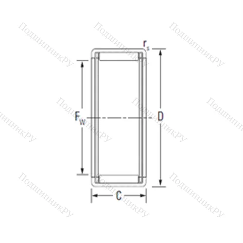 Подшипник игольчатый радиальный F-82042