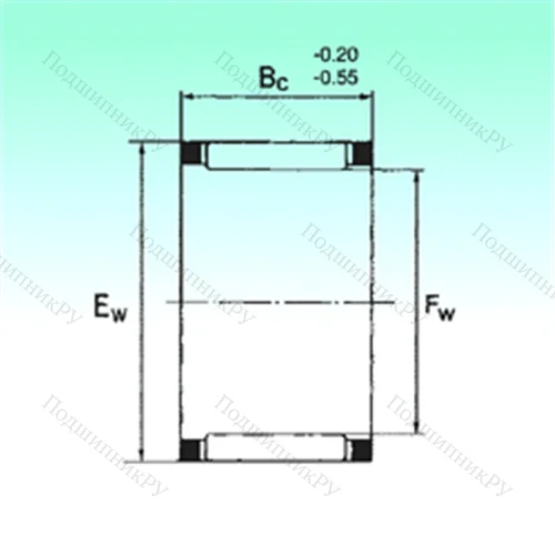 Подшипник игольчатый радиальный KZK 26x34x16 от производителя  NBS