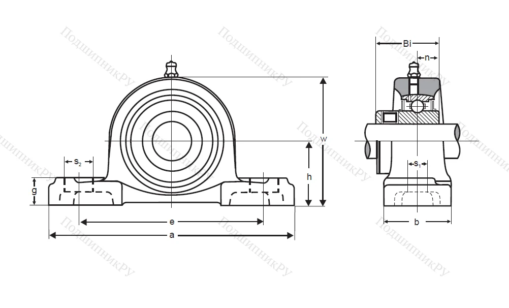 Подшипниковый узел UKP 210 в Новосибирске