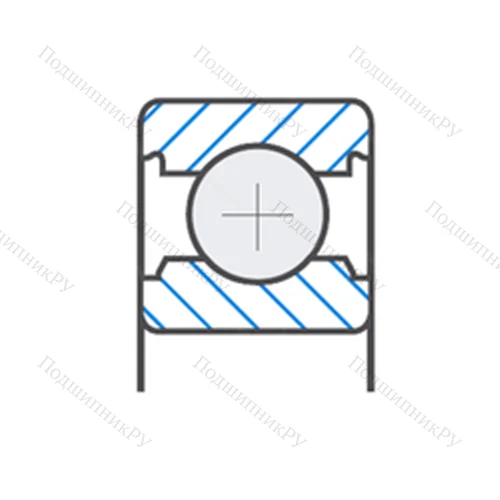 Подшипник шариковый радиальный SC 04C 73PX 1