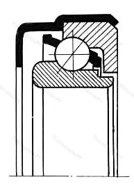 Модификация подшипника 986711 размер 55x90x23/19 от производителя  ГПЗ-1