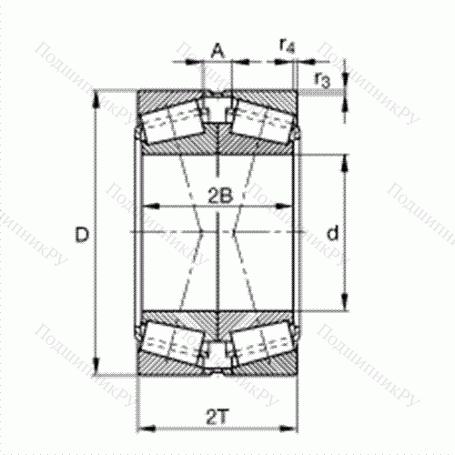 Подшипник роликовый конический 33015-N 11CA-A 140-170 от производителя  FAG Подшипник роликовый конический 33015-N 11CA-A 140-170 от производителя  FAG