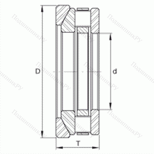 Подшипник роликовый упорный RTW 621